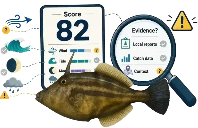 Beware of Claims About Science and Algorithms with Solunar Fishing Scores