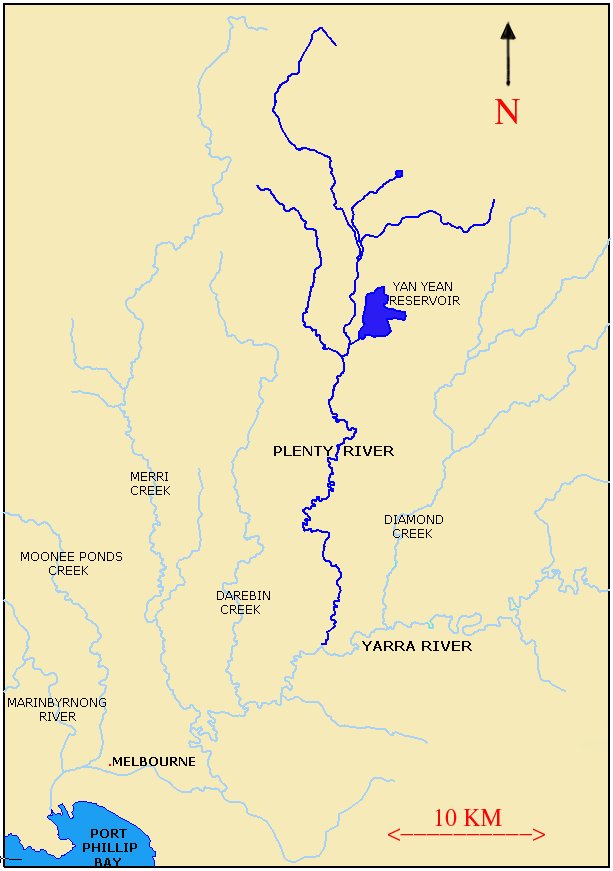 Plenty River Fishing Map